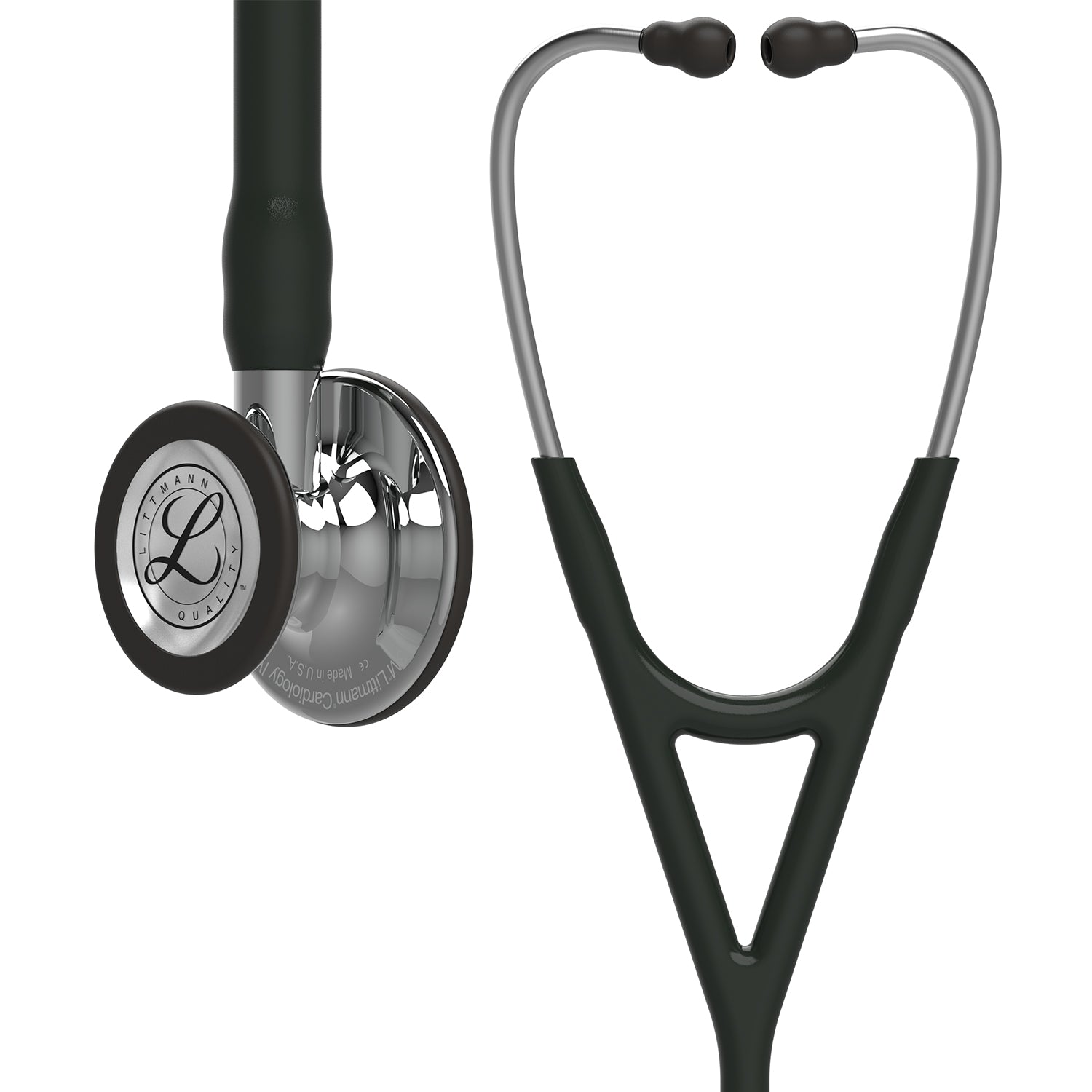 Littmann Cardiology IV Stethoscope: Black - Mirror Finish 6177