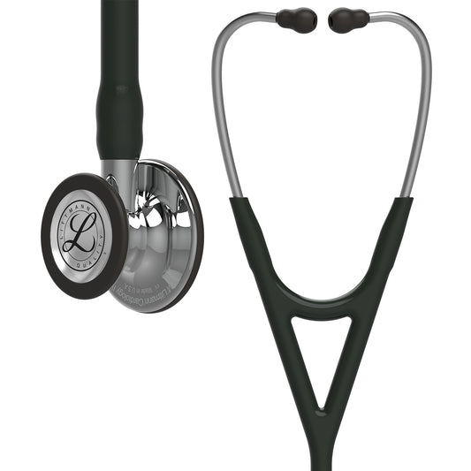 Littmann Cardiology IV Diagnostic Stethoscope: Black - Mirror Finish 6177 - Littmann Stethoscopes