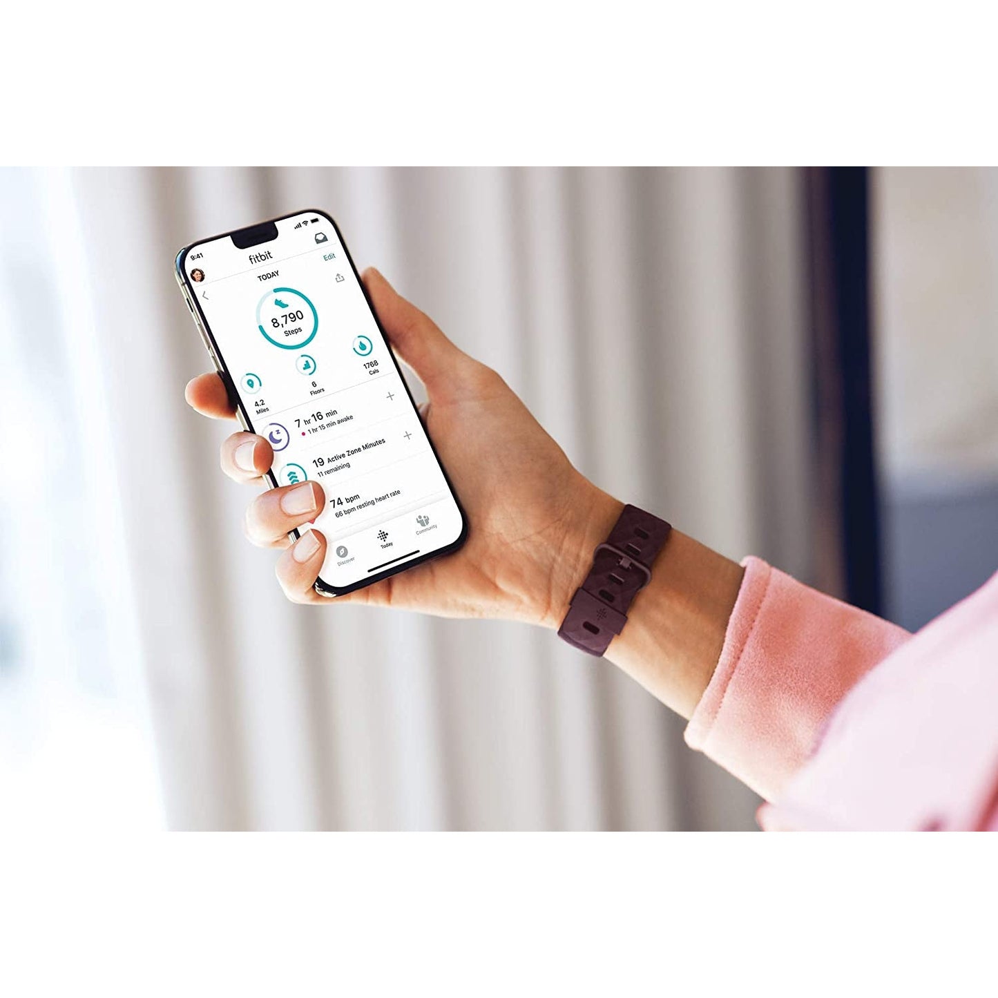 Fitbit Charge 4 - Rosewood - Fitbit