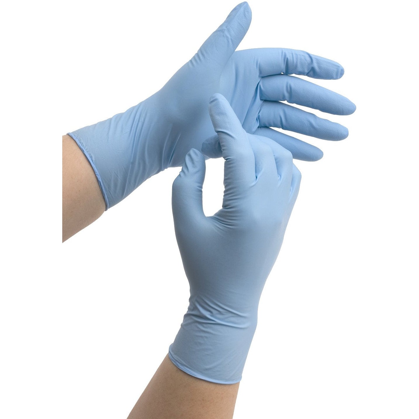 Vinyl Powdered Gloves Blue Extra Large - Box of 100 - Discontinued