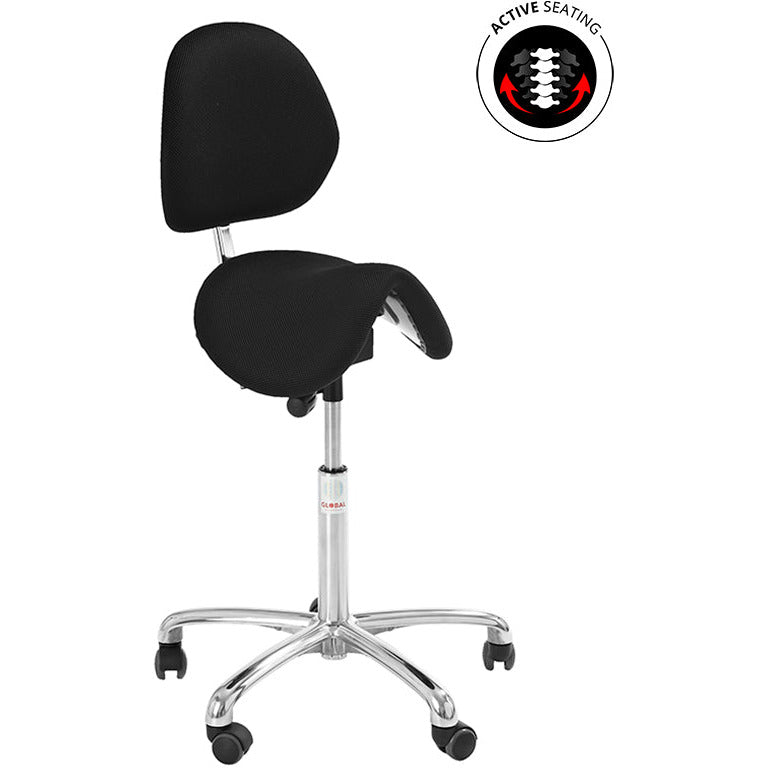 Pinto Saddle Only - No Base And Wheels - Black - Global