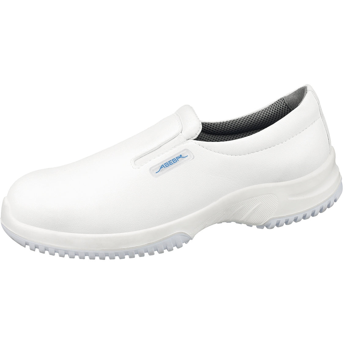 Occupational shoes Uni6 Slip on White Microfiber Medisave UK