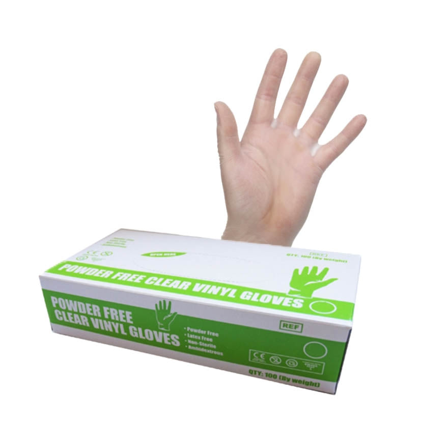 Safecare Clear Vinyl Gloves - Extra Large - Box Of 100 - Discontinued