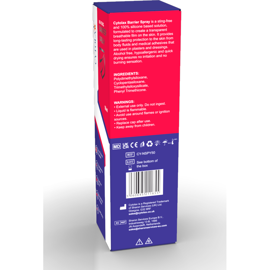 Cytolax No-Sting Barrier Spray Film 50ml - Cytolax