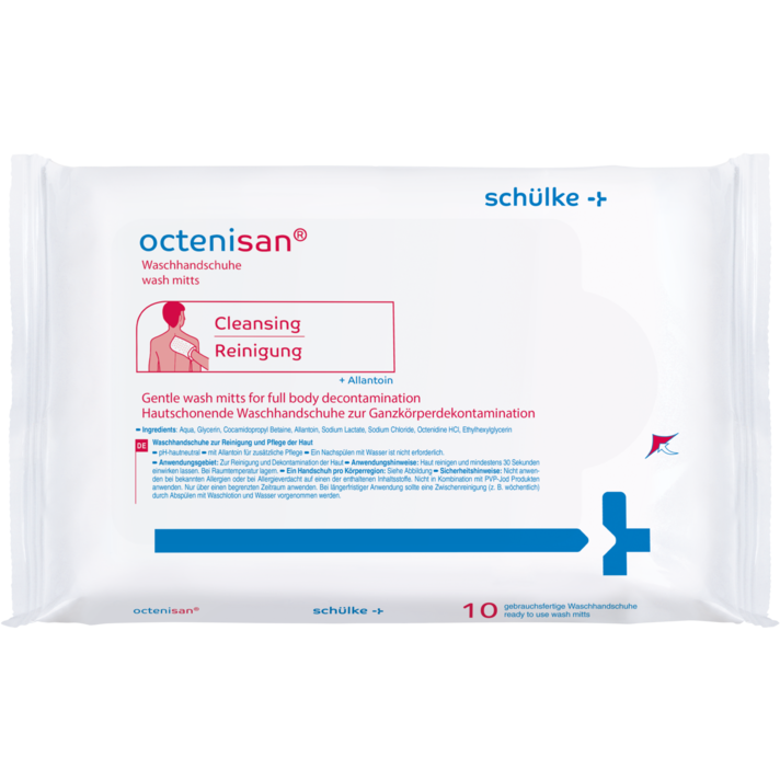 Octenisan Wash Mitts - Pack of 8 - Schuelke