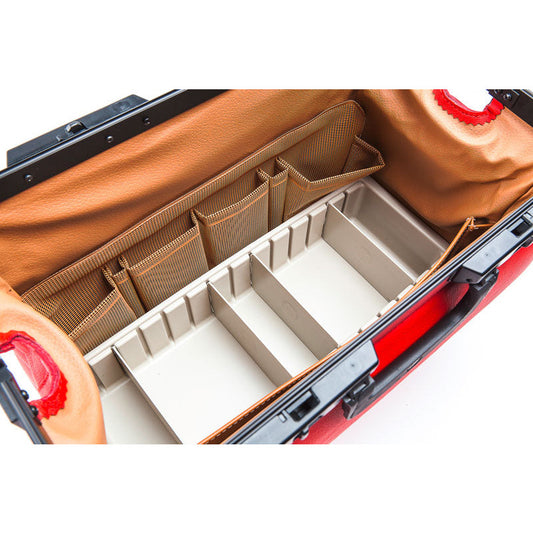 Durasol 'Rusticana' Doctors Bag - Large with One Pocket - Red