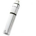 Silver metal Welch Allyn 3.5v NICAD rechargable handle displayed against a white background.