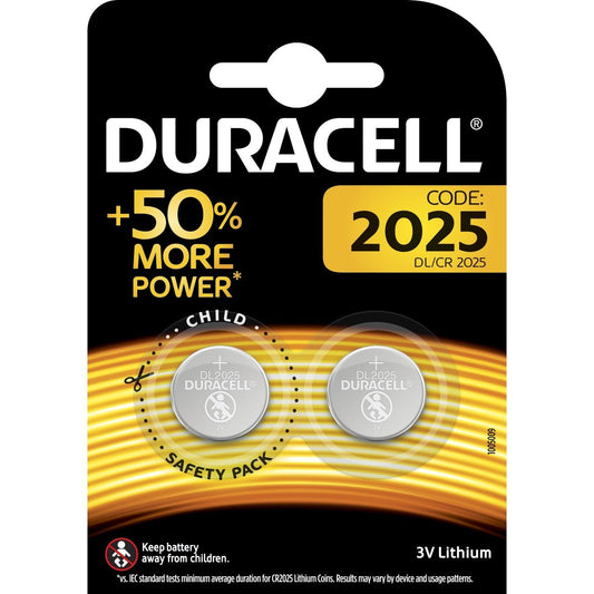 Duracell Coin Cell 3V Pack of 2