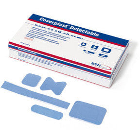 Coverplast Detectable First Aid Dressings 7.2cm x 2.2cm x 100 - BSN