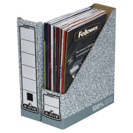 Fellowes Bankers Box System 80mm Magazine File - Grey - Lyreco
