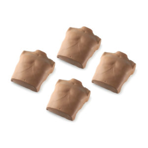 Prestan Torso Dark Skin Replacement for Adult Manikin - Pack of 4 - Reliance