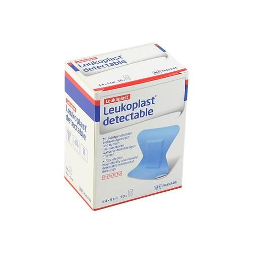 Leukoplast® Detectable Fingertips - Sterile - 44mm x 50mm - Blue - Box Of 50