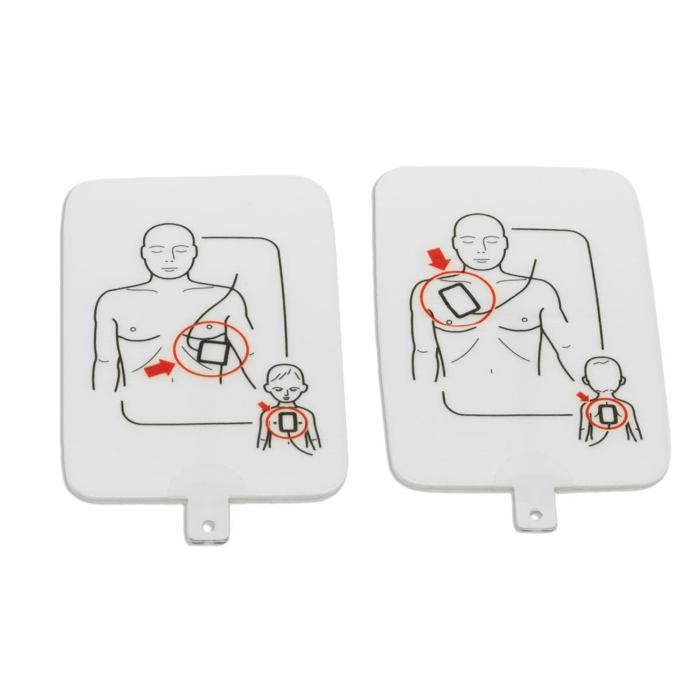 Prestan AED UltraTrainer Adult/Child Replacement Training pads x2 - Reliance