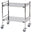 Sunflower Dressing Trolley 450 x 750 x 840mm with 2 Removable Reversible Shelves