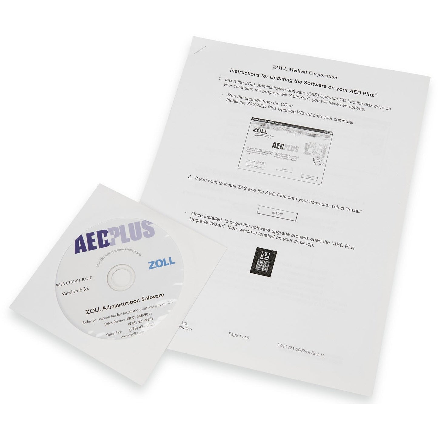 ZOLL AED Plus Administration Software, CD-ROM - Zoll