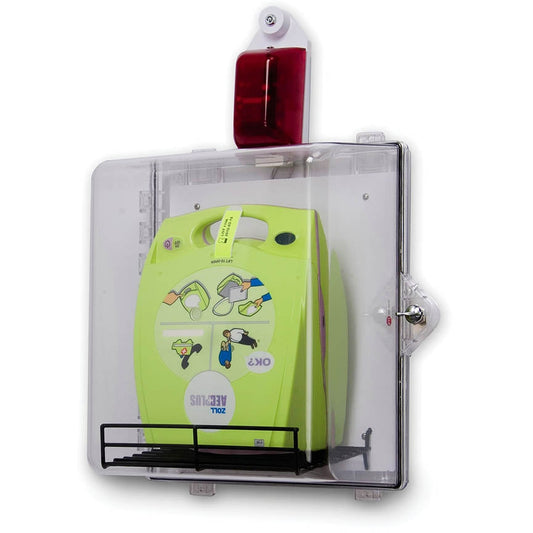 Clear Surface Mounted Cabinet For Zoll AED Plus