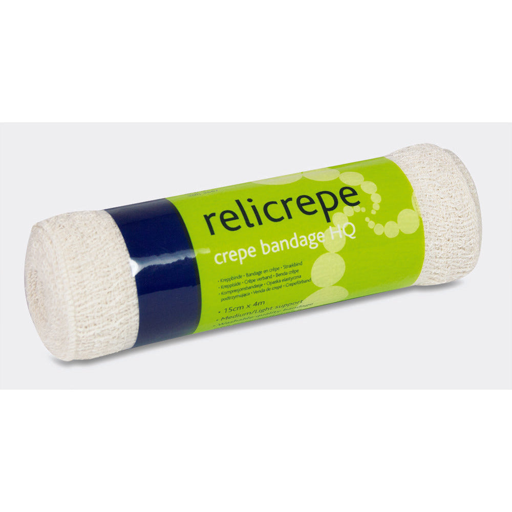 Relicrepe Bandage HQ White 15cm x 4 m - Reliance