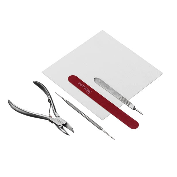 Instrapac Podiatry Basic Emery Pack Curved Roller Spring Nail Cutter - Single - Instrapac