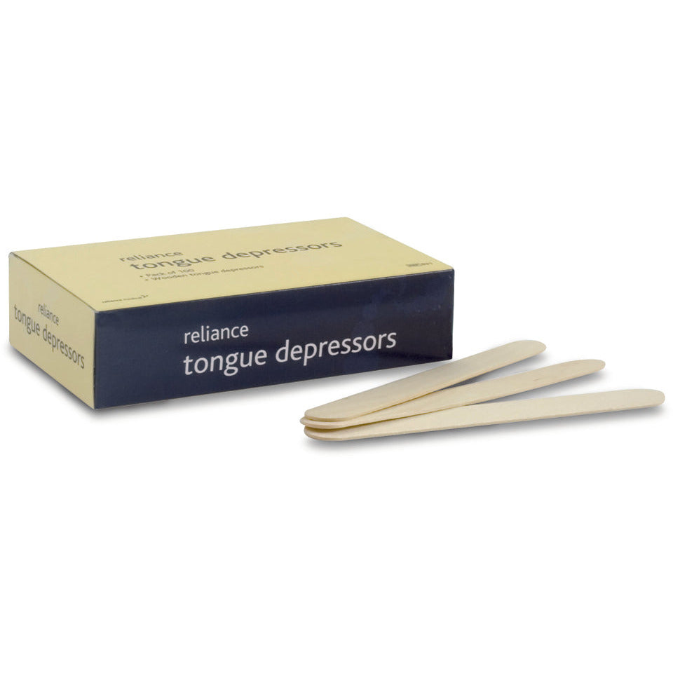 Reliance Wooden Tongue Depressor x 100 -