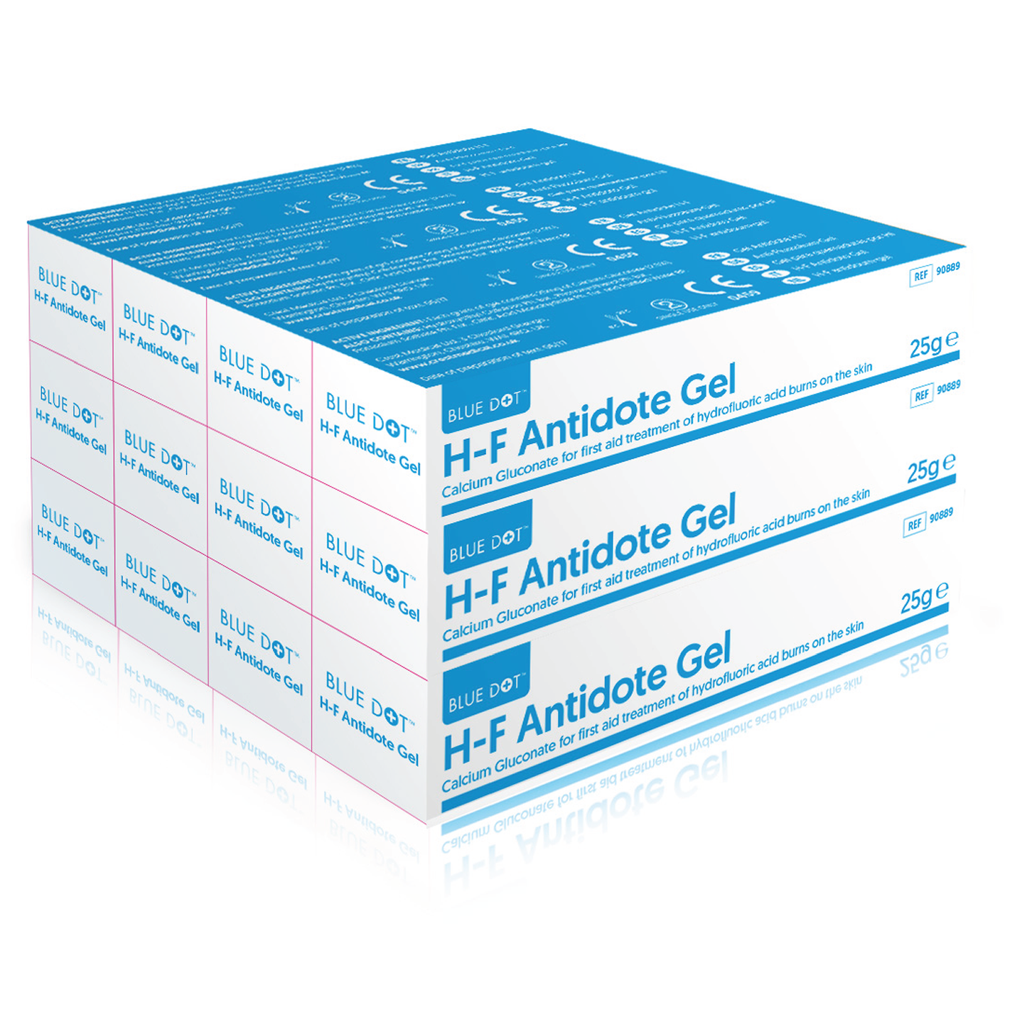 Blue Dot HF Antidote Gel - 25g Pack of 12