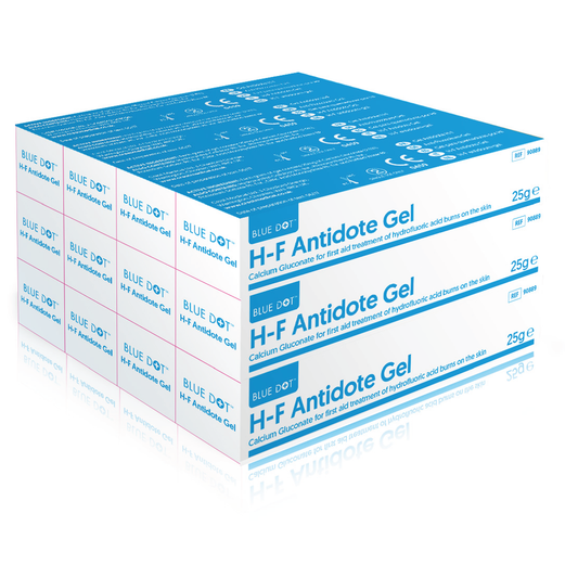 Blue Dot HF Antidote Gel - 25g Pack of 12 - Blue Dot