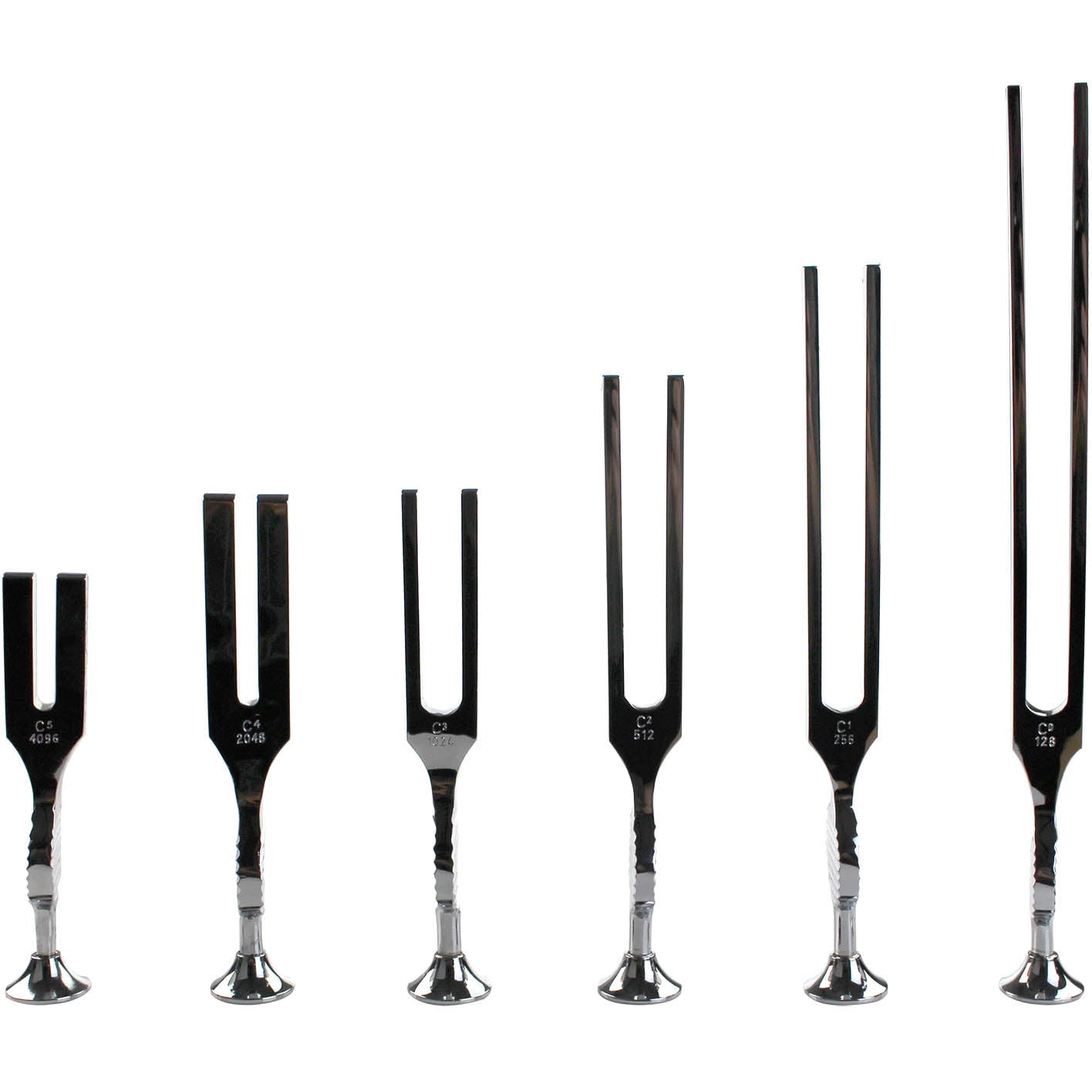 Gardiner Brown Tuning Forks - Set of 6 in case - Uniplex