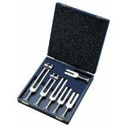 Hartmann Tuning Fork with Foot - Set of 7 in case