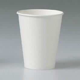 8oz (9oz UK) Hot Cup White x 1000 - Bunzl Catering Supplies
