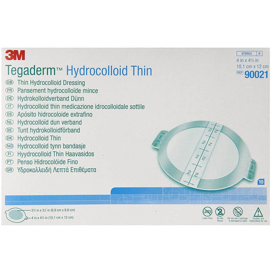 3M™ Tegaderm Hydrocolloid Thin Dressing Box of 10