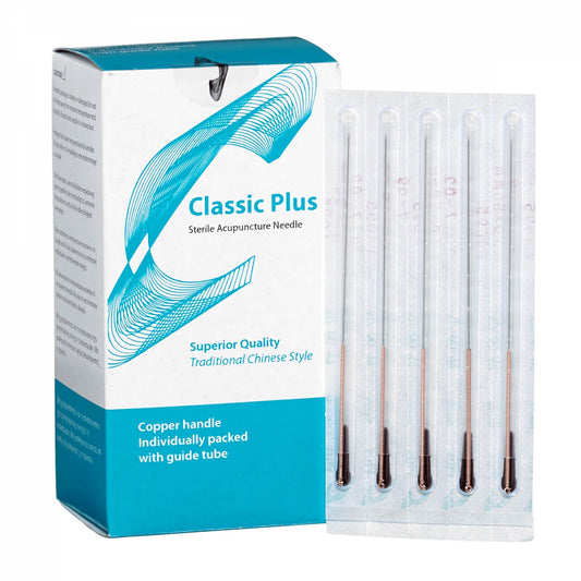 Acupuncture Needle Classic Plus 50mm x 0.25mm Box 100
