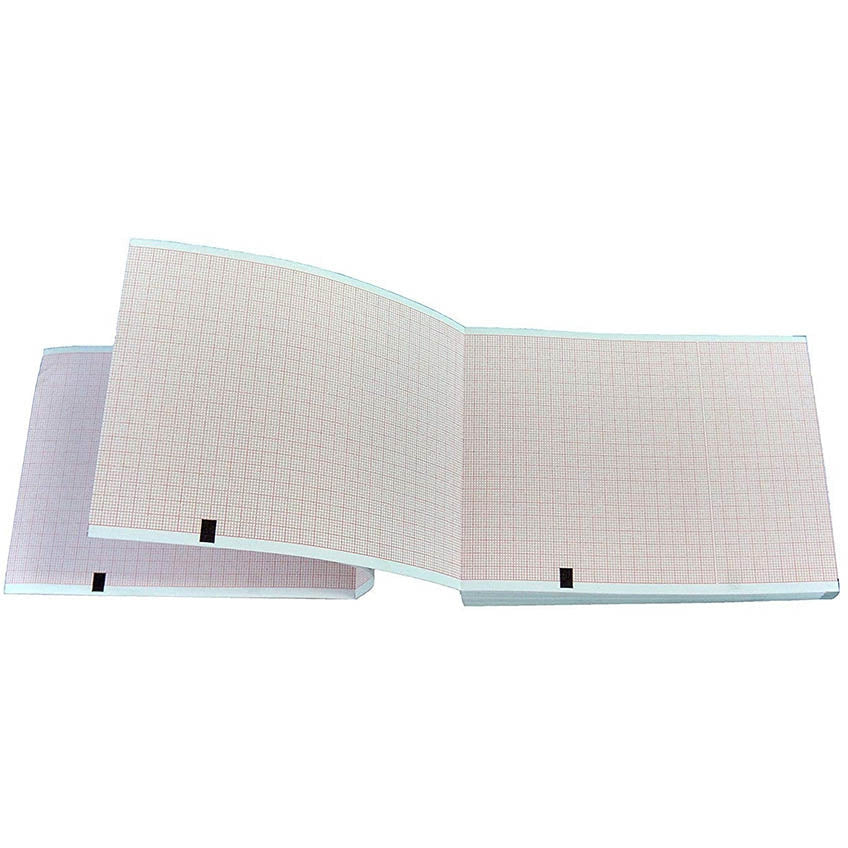 ECG Thermal Z-Fold to Use With ELI150/150C - 1 Pack of 200 Sheets