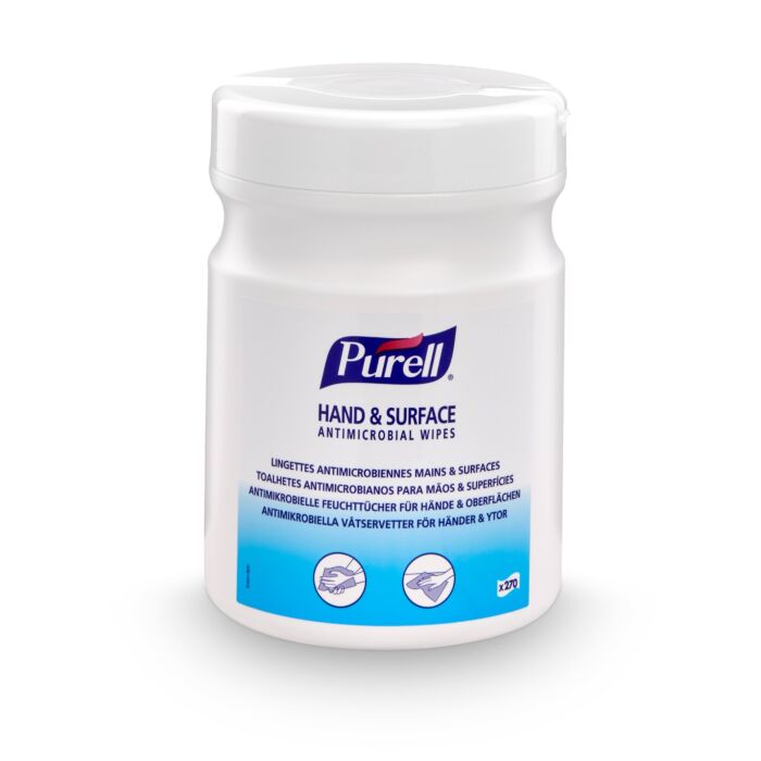 Purell Hand & Surface Antimicrobial Wipes – 270 Wipes - Purell