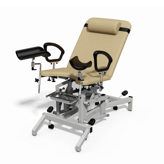Gynaecology Couch - Head Cushion, Debris Tray & Knee Supports 3 Motor -