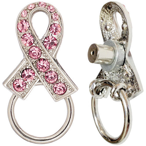 Magnetic Pink Ribbon Tac -