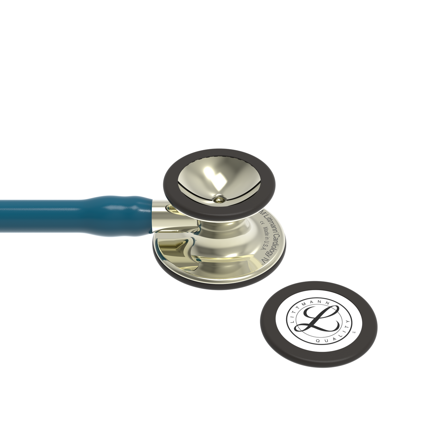 Littmann Cardiology IV Diagnostic Stethoscope: Champagne & Caribbean Blue 6190 - Littmann Stethoscopes