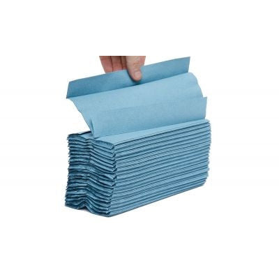 1ply Blue C-Fold Hand Towel x 2880 - Northwood