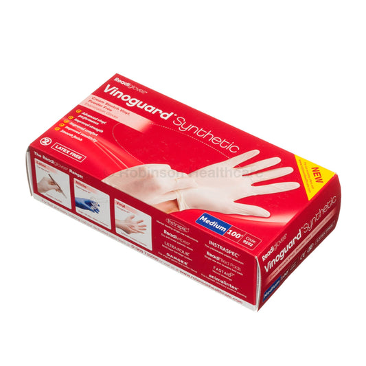 Vinoguard Synthetic Stretch Vinyl Gloves x 100 - Extra Small