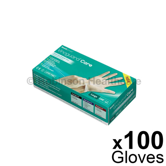 Readiglove Vinoguard Care Non-Clinical Vinyl Gloves - Large x 100 - Robinsons