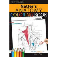 Netter's Anatomy Colouring Book - John T Hansen -