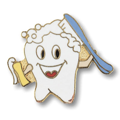 Pin Badge: Tooth -