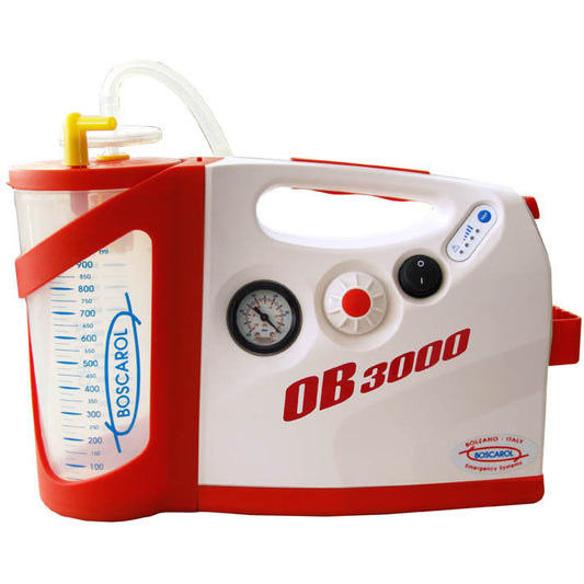 OB2012 Emergency Portable Suction Unit with Autoclavable Jar - Carey Medical