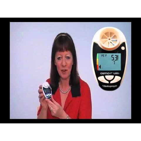 Asma-1 Electronic Ashthma Monitor and SafeTway Mouthpieces Bundle - Vitalograph