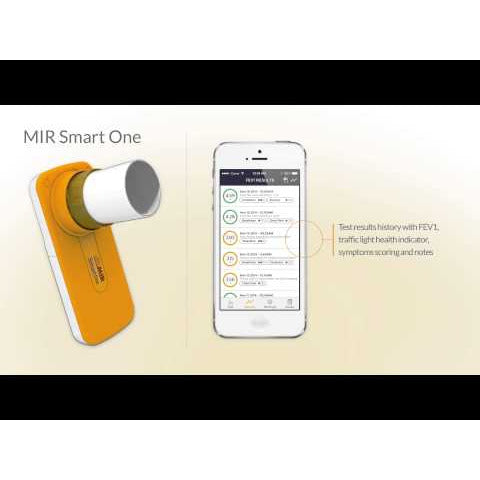 MIR Spirobank II Basic Spirometer with 1 Reusable Turbine -