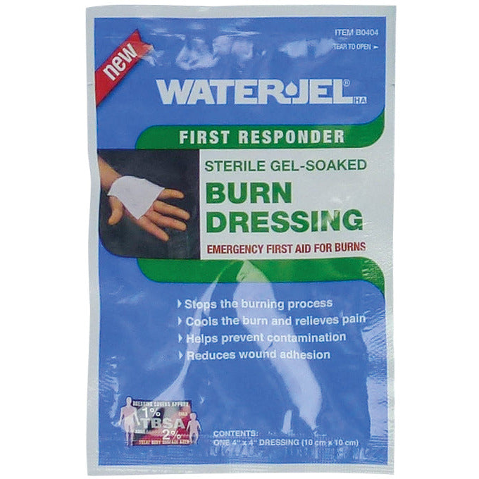 Waterjel First Responder Burn Dressing, 10x10cm - Safety First Aid