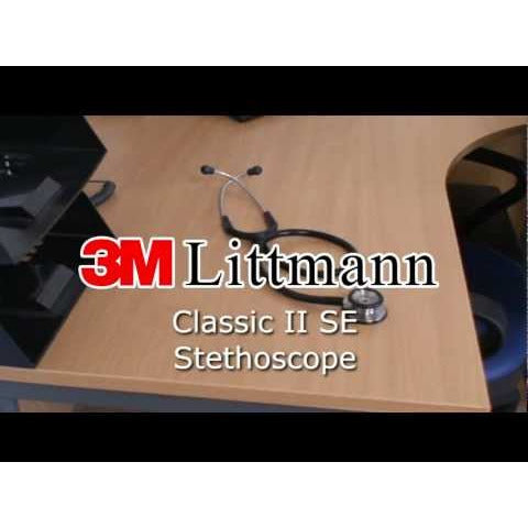 Littmann Classic II S.E. Stethoscope: Black & Brass 2201BRS