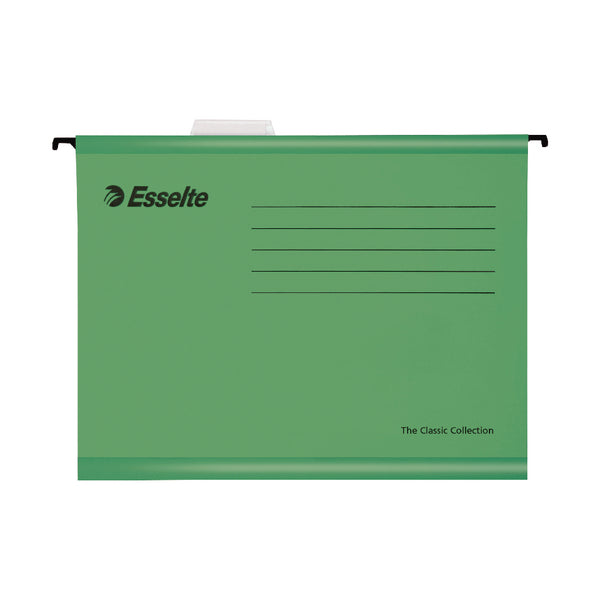 Esselte Classic Suspen File Fc Grn Pk25 - Esselte