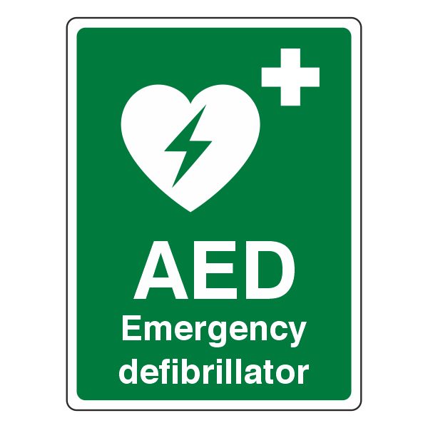 AED Emergency Defibrillator Sign - Medisigns