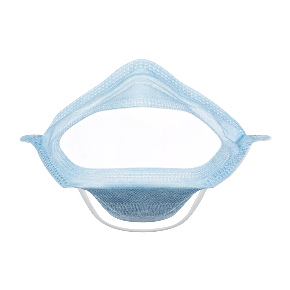 Clear Face Masks Horizontal Fold Flat - Box Of 20 - Alpha Solway
