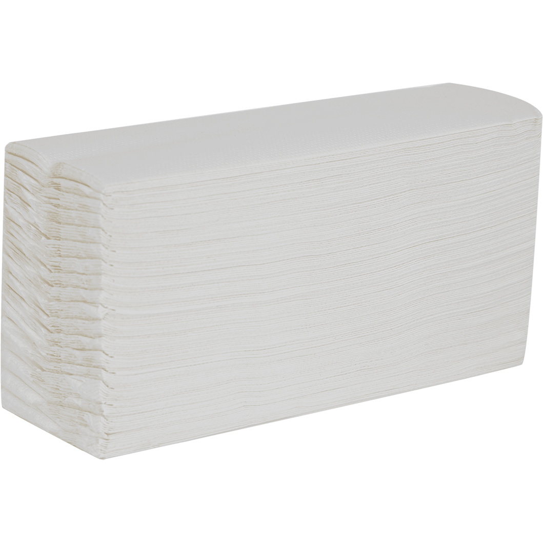 2 Ply White C Fold Pure - 217mm x 300mm - 2295 sheets - Northwood