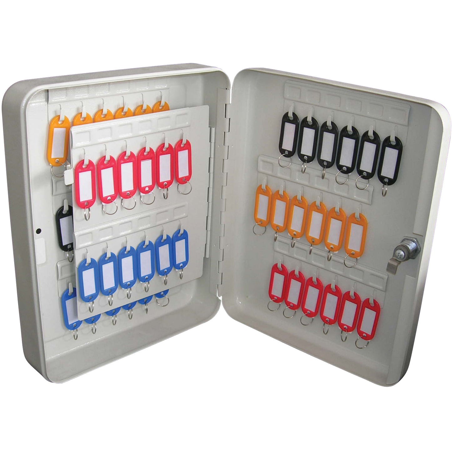 Key Cabinet, 60 Key Capacity (30x24x7.5cm) - Safety First Aid